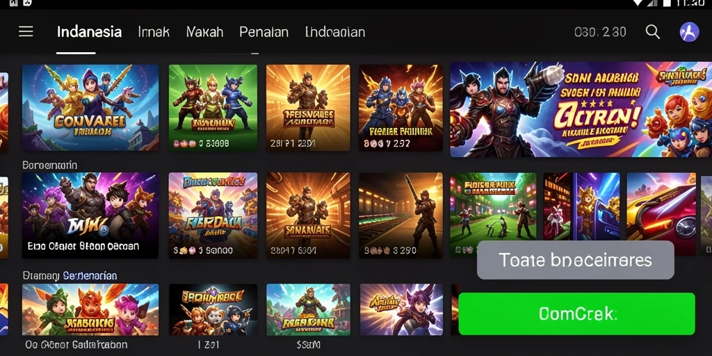 Screenshot menampilkan level baru yang menantang.