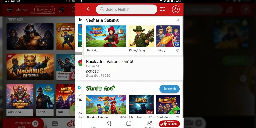 Tampilan awal permainan yang memukau dan interaktif.