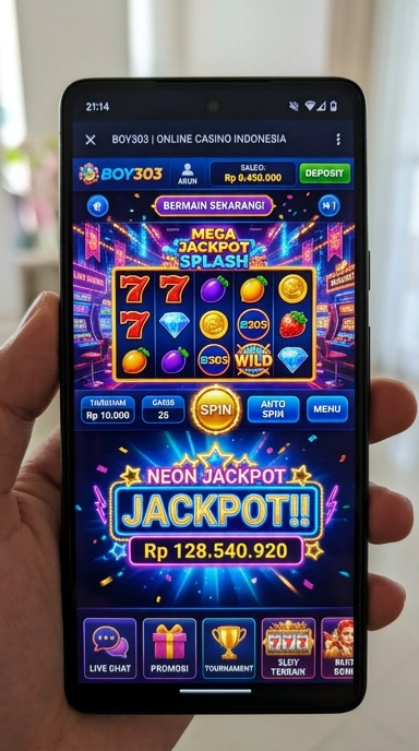 Cuplikan layar menu unduhan boy303 untuk perangkat Android